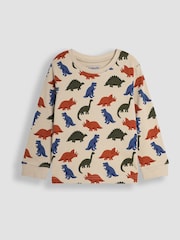 JoJo Maman Bébé Dino Jersey Pyjamas - Image 2 of 4
