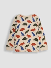 JoJo Maman Bébé Dino Jersey Pyjamas - Image 3 of 4