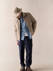 Barbour® Stone Stone Shoreman Quilted Jacket - Image 1 of 5