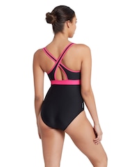 Zoggs Dakota Supportive Crossback One Piece Swimsuit - Image 4 of 9