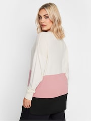 Yours Curve Multi Colourblock Jumper - Image 3 of 4