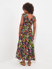 Joe Browns Ärmelloses Sommer-Maxikleid aus Baumwolle mit tropischem Print - Bild 3 von 7