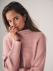 The Set Pink/Grey/Blue 3 Pack Classic Raglan Sleeve Jumper - Image 6 of 11
