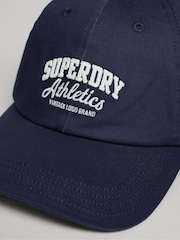 Superdry Blue Graphic Baseball 100% Cotton Cap - Image 3 of 4