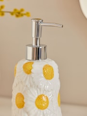White Daisy Soap Dispenser - Image 3 of 5
