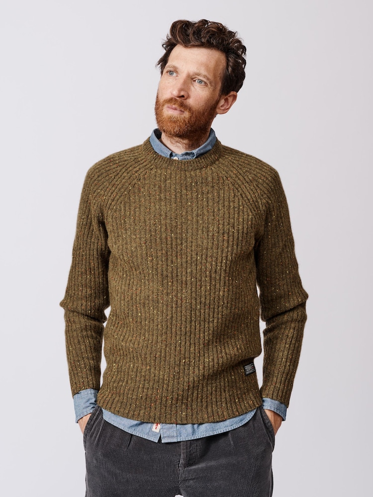 Aubin Tay Fisherman Wool Jumper - Image 1 of 9 Aubin Tay Fisherman Wool Jumper - Image 1 of 9
