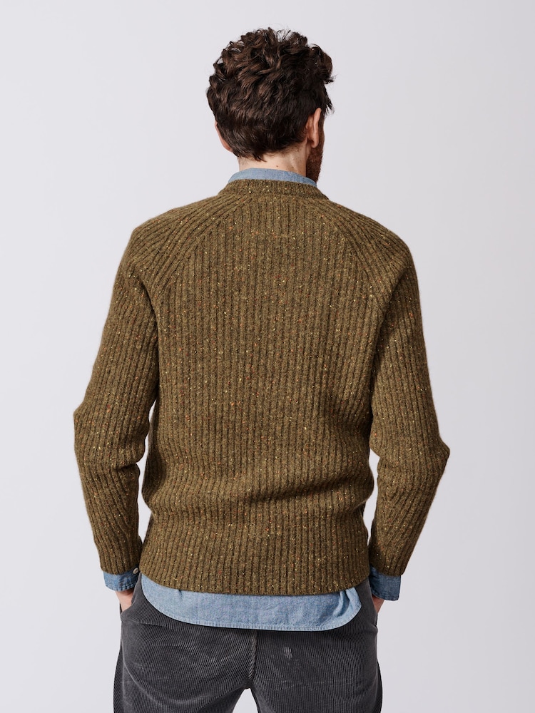 Aubin Tay Fisherman Wool Jumper - Image 2 of 9 Aubin Tay Fisherman Wool Jumper - Image 2 of 9