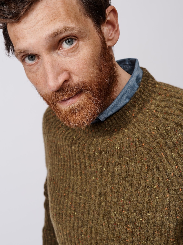 Aubin Tay Fisherman Wool Jumper - Image 4 of 9