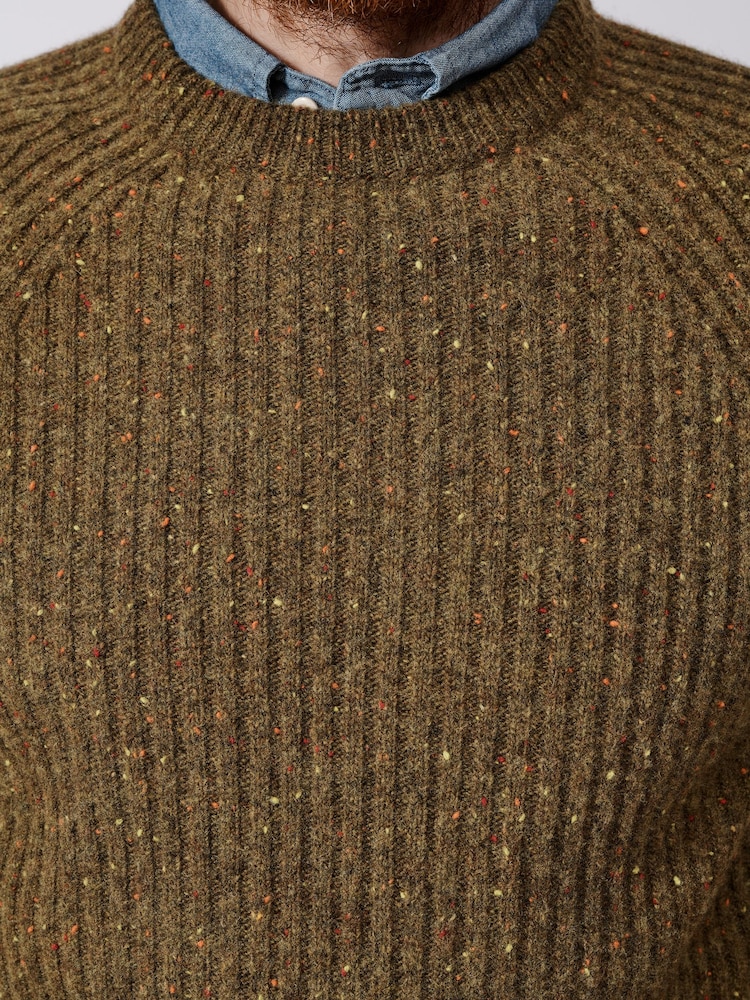 Aubin Tay Fisherman Wool Jumper - Image 6 of 9