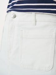 Weiß - Crew Clothing Annalee Denim-Rock - Bild 4 von 5
