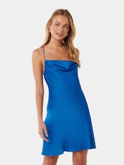 Forever New Blue Mini Betty Back Detail Dress - Image 1 of 5
