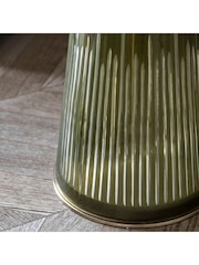 Gallery Home Gold Marrakesh Glass and Marble Side Table - Image 3 of 6