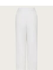 Alb - Monsoon Parker 100% Lenjerie de pat Decupat/Trei sferturi Pantaloni - Image 5 of 5