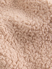 Neutral Short Teddy Dressing Gown - Image 9 of 9