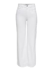 ONLY White Juicy High Waisted Wide Leg Jeans - Image 6 of 7
