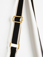 Oliver Bonas Cream Becca Croc Effect Belt Bag - Image 4 of 6