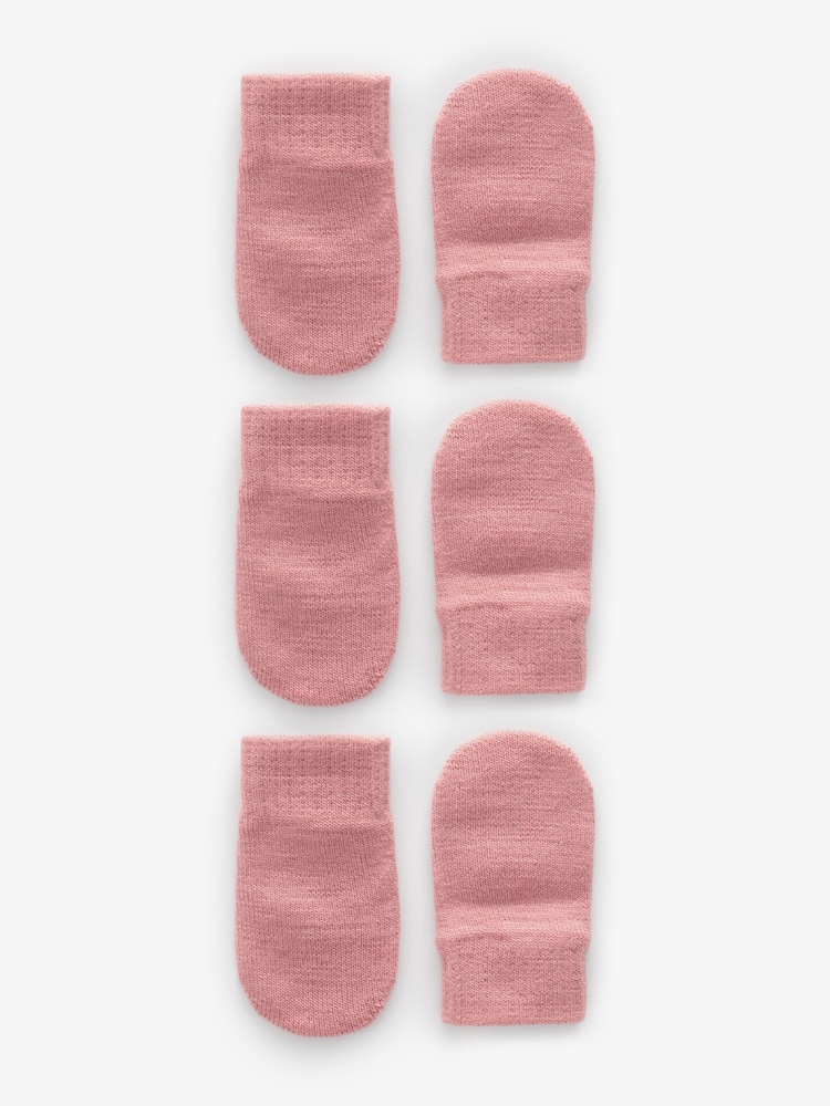 Pink Magic Mittens 3 Pack (3mths-6yrs) - Image 1 of 4
