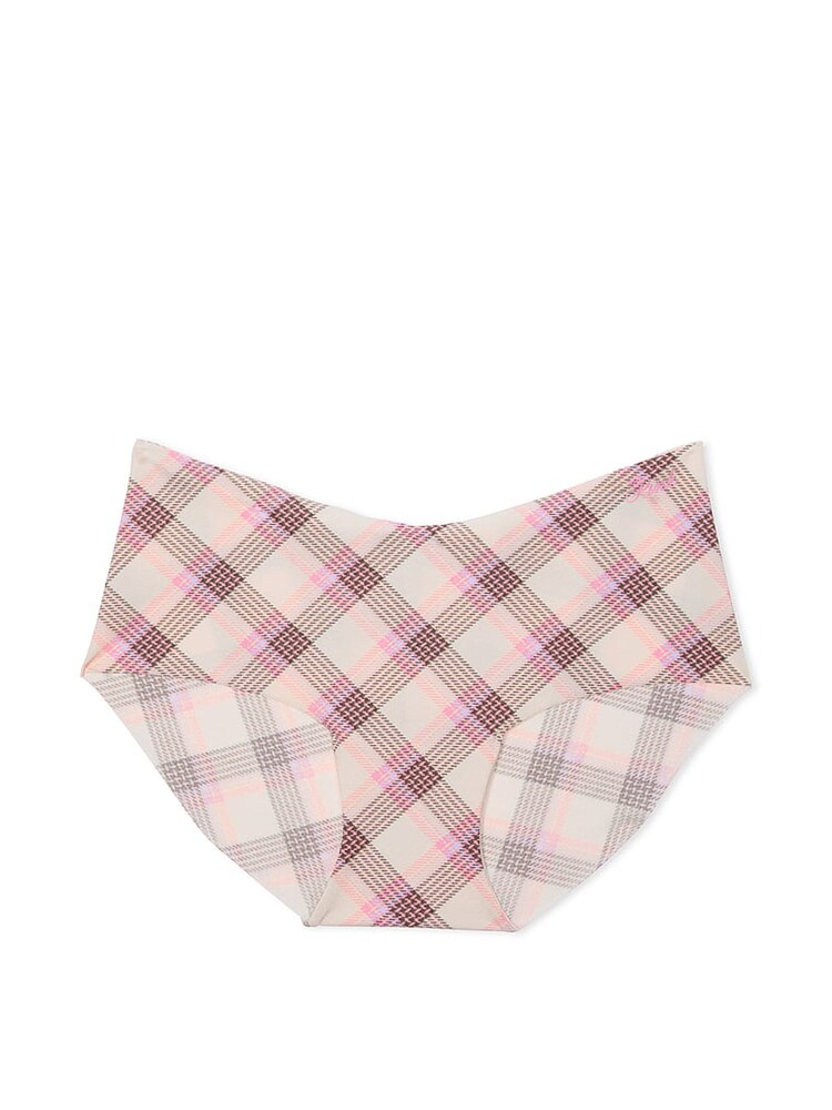 Victoria's Secret PINK Moonstone Pink Plaid Hipster No Show Knickers - Image 3 of 3