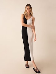 Ro&Zo Two Tone Knit Dress - Image 1 of 5