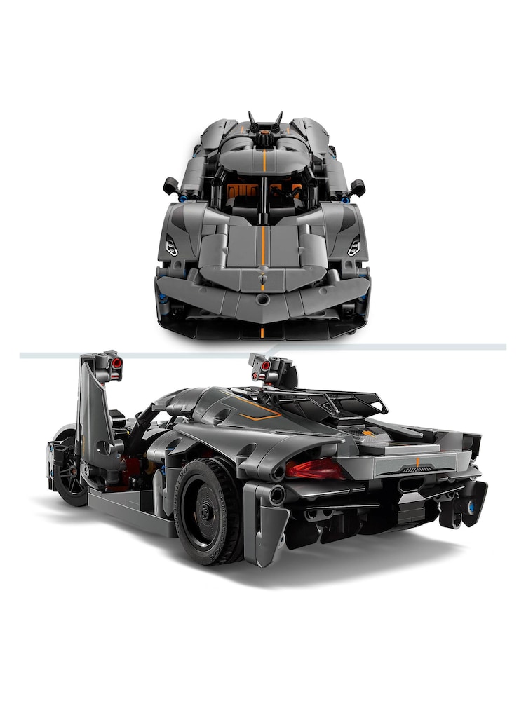 LEGO Technic Koenigsegg Jesko Absolut Grey Hypercar - Image 5 of 8
