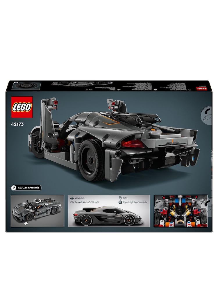 Lego Technic Koenigsegg Jesko Absolut Grey Hypercar - Image 8 of 8
