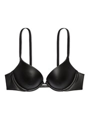 Victoria's Secret Black Push Up Faux Leather Push Up Bra - Image 3 of 3