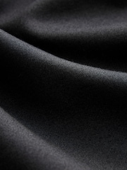 Black V-Neck Ponte Pinafore Mini Dress - Image 6 of 7