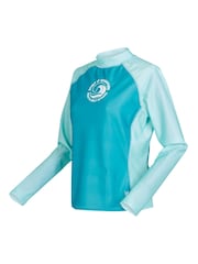 Regatta Blue Womens Long Sleeve Rash Vest - Image 10 of 10