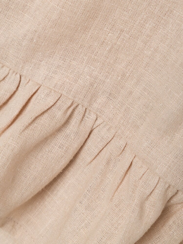 Name It Beige Linen Strap Top - Image 5 of 5
