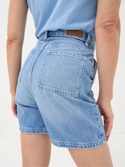 FatFace Cali Blue Denim Carpenter Shorts - Image 2 of 4
