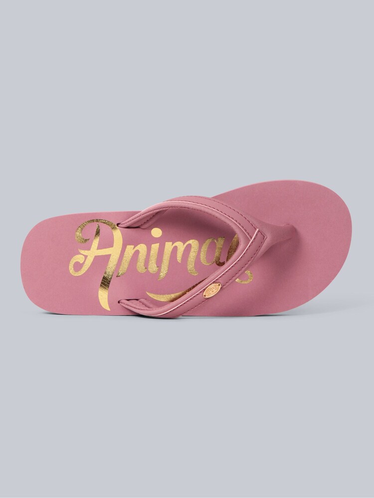 Animal Pink Womens Slim Swish Flip Flops - Image 2 of 5