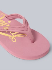 Animal Pink Womens Slim Swish Flip Flops - Image 4 of 5
