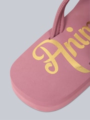 Animal Pink Womens Slim Swish Flip Flops - Image 5 of 5
