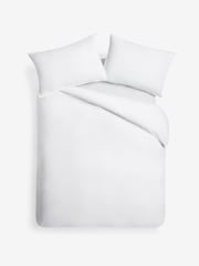 MADE.COM White Cosy Washed Cotton Duvet Cover and Pillowcase Set - Image 3 of 3