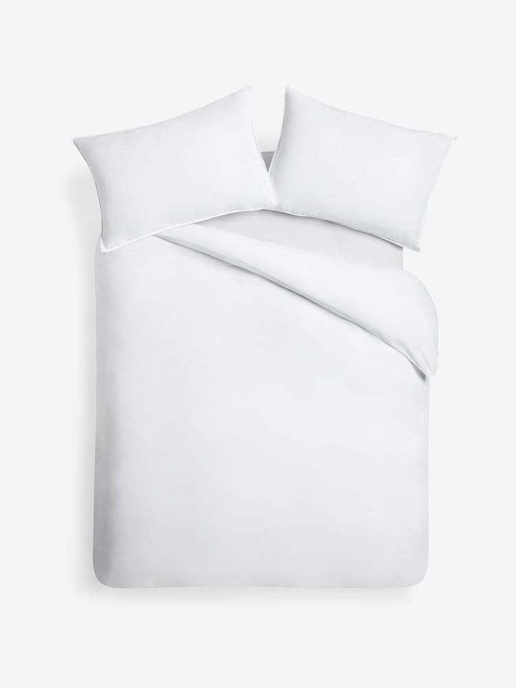 MADE.COM White Cosy Washed Cotton Duvet Cover and Pillowcase Set - Image 3 of 3