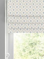 Laura Ashley Pale Seaspray Blue Kate Made to Measure 100% Cotton Roman Blinds - Image 2 of 6