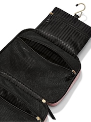 Victoria's Secret Iconic Stripe Pink Jetsetter Hanging Makeup Bag - Image 2 of 3