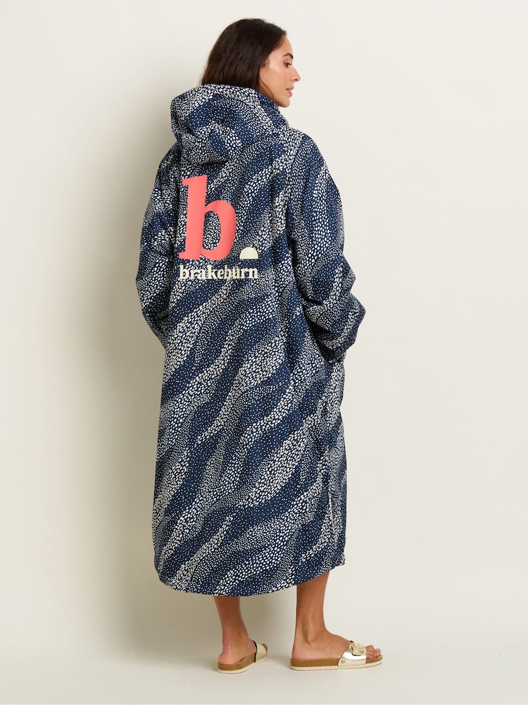 Brakeburn Blue Flowing Dots Chinook Jacket - Image 2 of 5