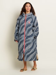 Brakeburn Blue Flowing Dots Chinook Jacket - Image 4 of 5