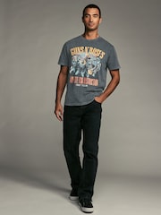 Gris anthracite Guns N' Roses - Ajustement régulier - T-shirt imprimé graphique Band - Image 3 de 8