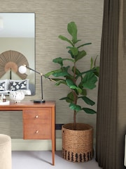 Graham & Brown Natural Empress Grasscloth Wallpaper - Image 1 of 3