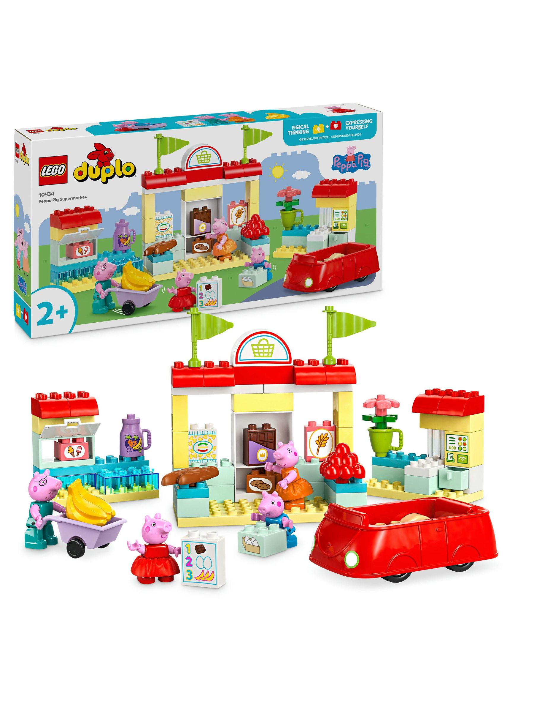 Buy LEGO DUPLO Peppa Pig Supermarket with Car Toy from Next Malta