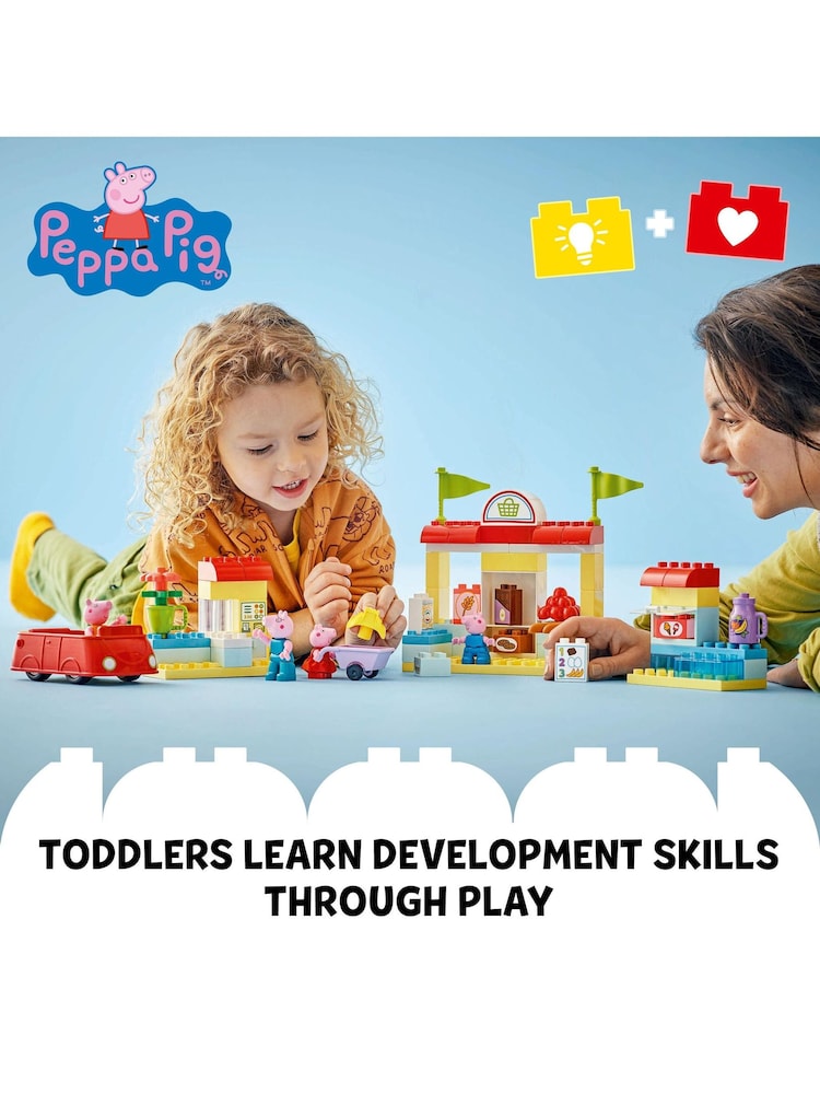 LEGO DUPLO Peppa Pig Supermarket with Car Toy - Image 12 of 12 LEGO DUPLO Peppa Pig Supermarket with Car Toy - Image 12 of 12