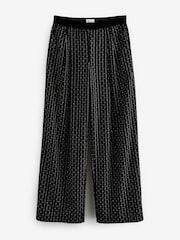 Black Premium Pull On Diamonte Trousers - Image 6 of 8