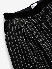 Black Premium Pull On Diamonte Trousers - Image 7 of 8
