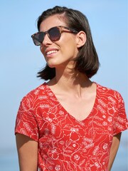 Seasalt Cornwall Brown Cuckoo-Ray Sunglasses - Image 3 of 3