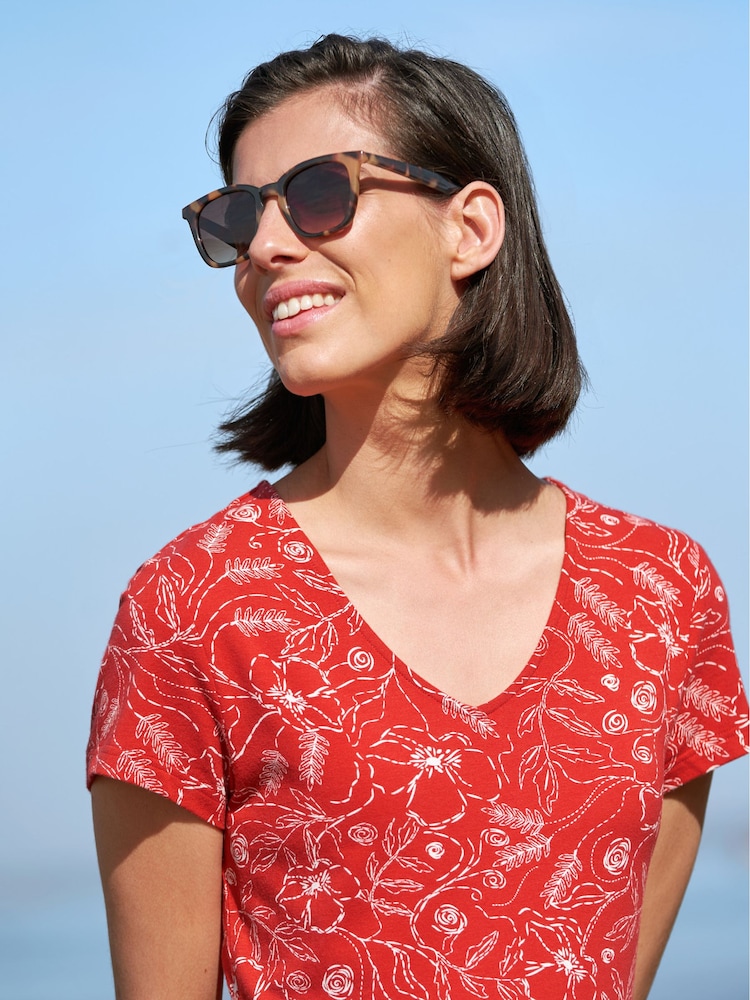 Seasalt Cornwall Brown Cuckoo-Ray Sunglasses - Image 3 of 3