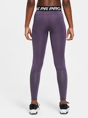 Nike Purple Raisin Dri-FIT High Waisted Pro Leggings - Image 2 of 6