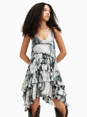 AllSaints Multi Cavarly Valley Multi Dress - Image 1 of 7