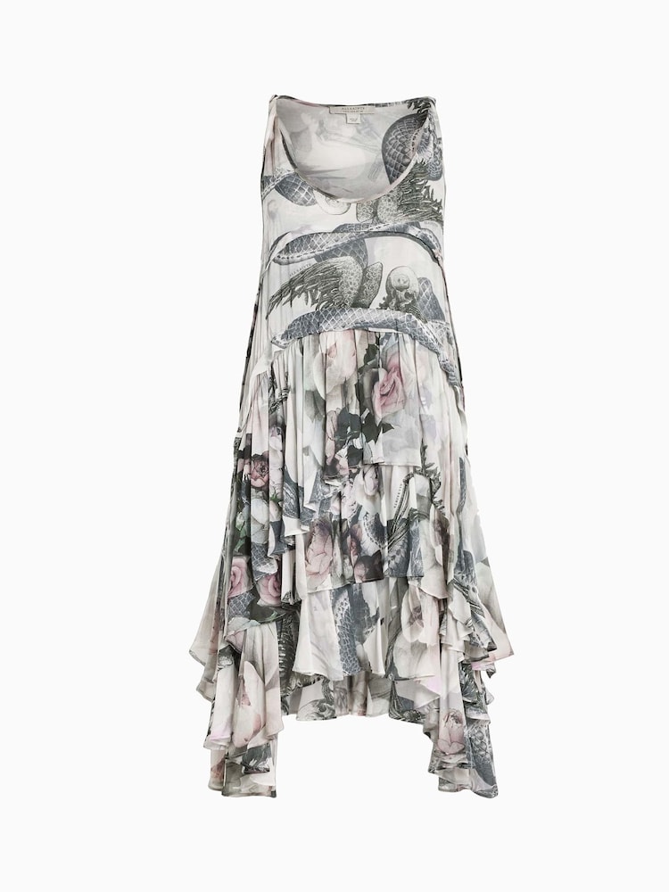 AllSaints Multi Cavarly Valley Multi Dress - Image 7 of 7